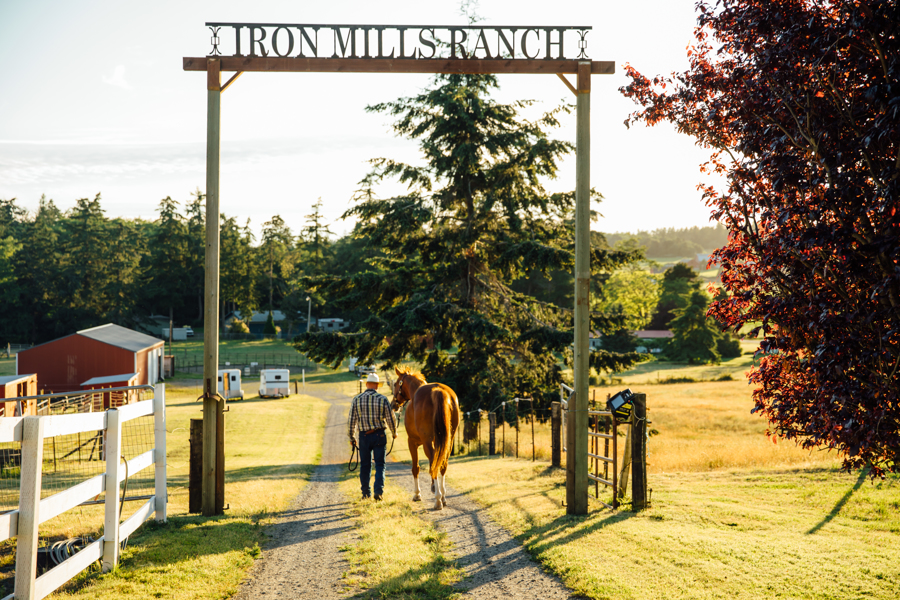 Iron Mills Ranch welcome view